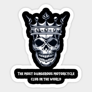 Motorcycle from hell to Angels Sticker